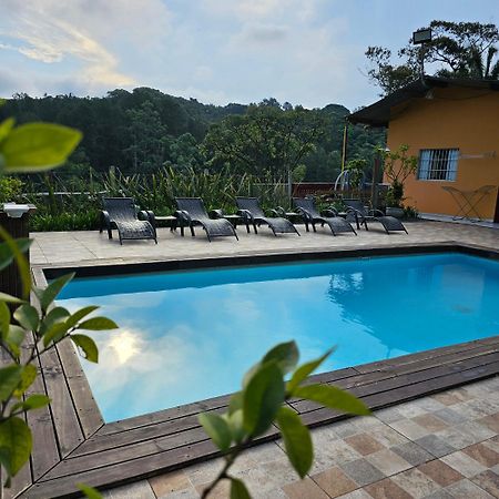 Piscina Aquecida 65Km De Sao Paulo Capital Sitio Chacara Casa Villa Juquitiba Buitenkant foto