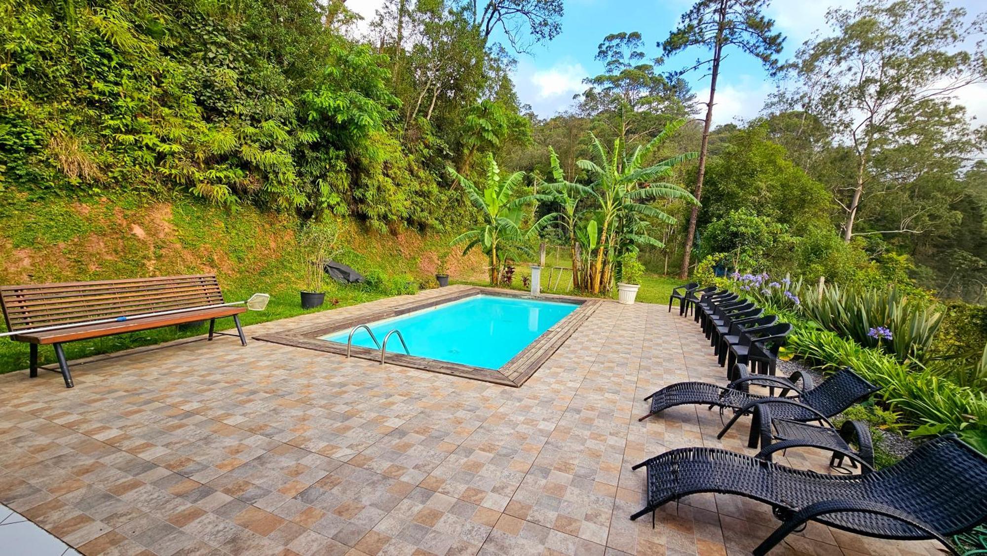 Piscina Aquecida 65Km De Sao Paulo Capital Sitio Chacara Casa Juquitiba Buitenkant foto